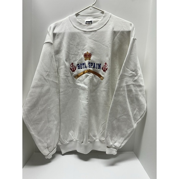 Vintage Other - VINTAGE Tultex Rota Spain Large Sweatshirt 50% Cotton 50% Polyester USA Pls Read